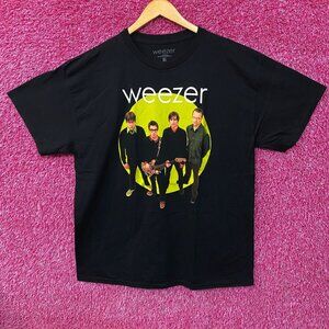 Weezer Green Album Cover Art Rock T-Shirt XL